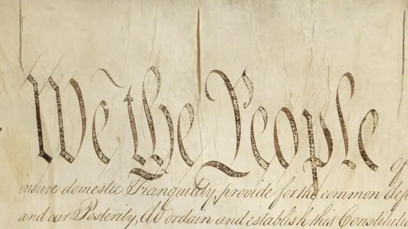 "We the People" from U.S. Constitution