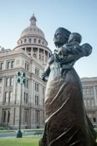Pioneer Woman at the Texas State Capitol