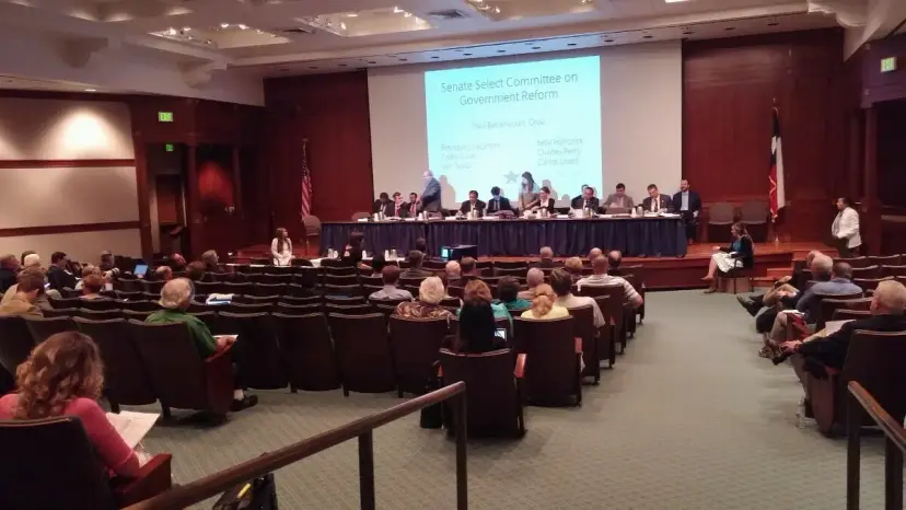 7/22/17 Texas Select Committee on Government Reform meeting.