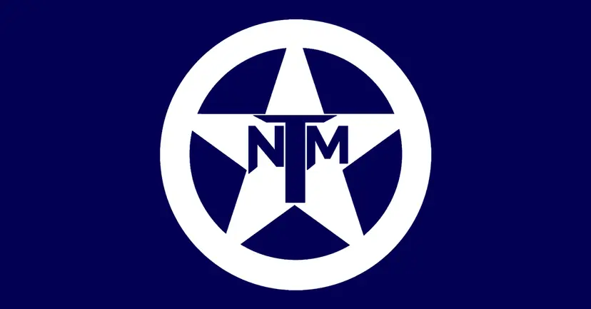 The TNM star logo in white on a navy blue background.