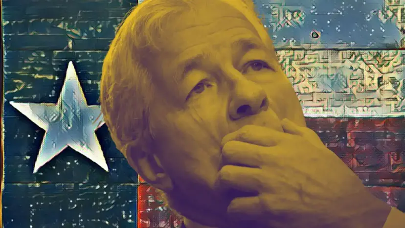 A gray-haired man with his hand over his mouth, set against a weathered Texas flag.
