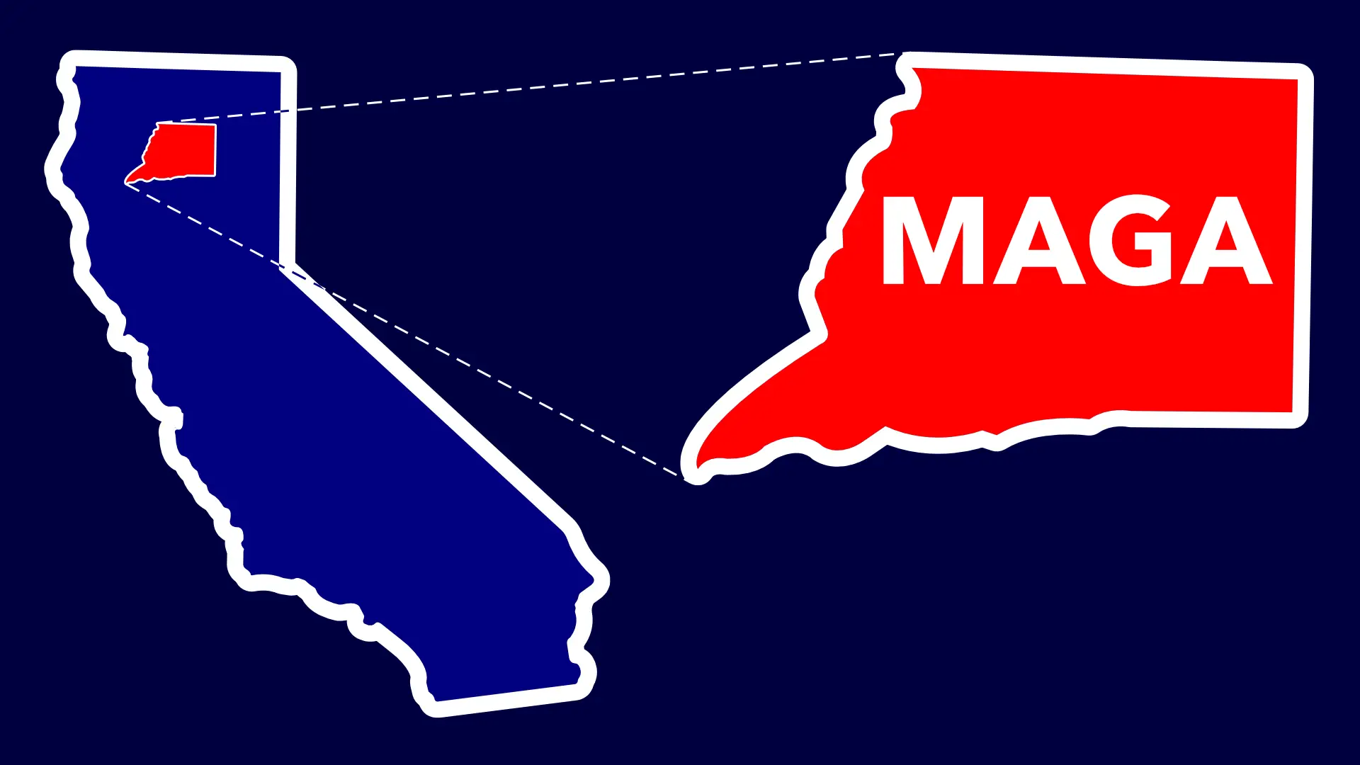 California county isn't blue