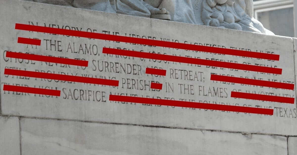 The Alamo Cenotaph Loophole in SB226