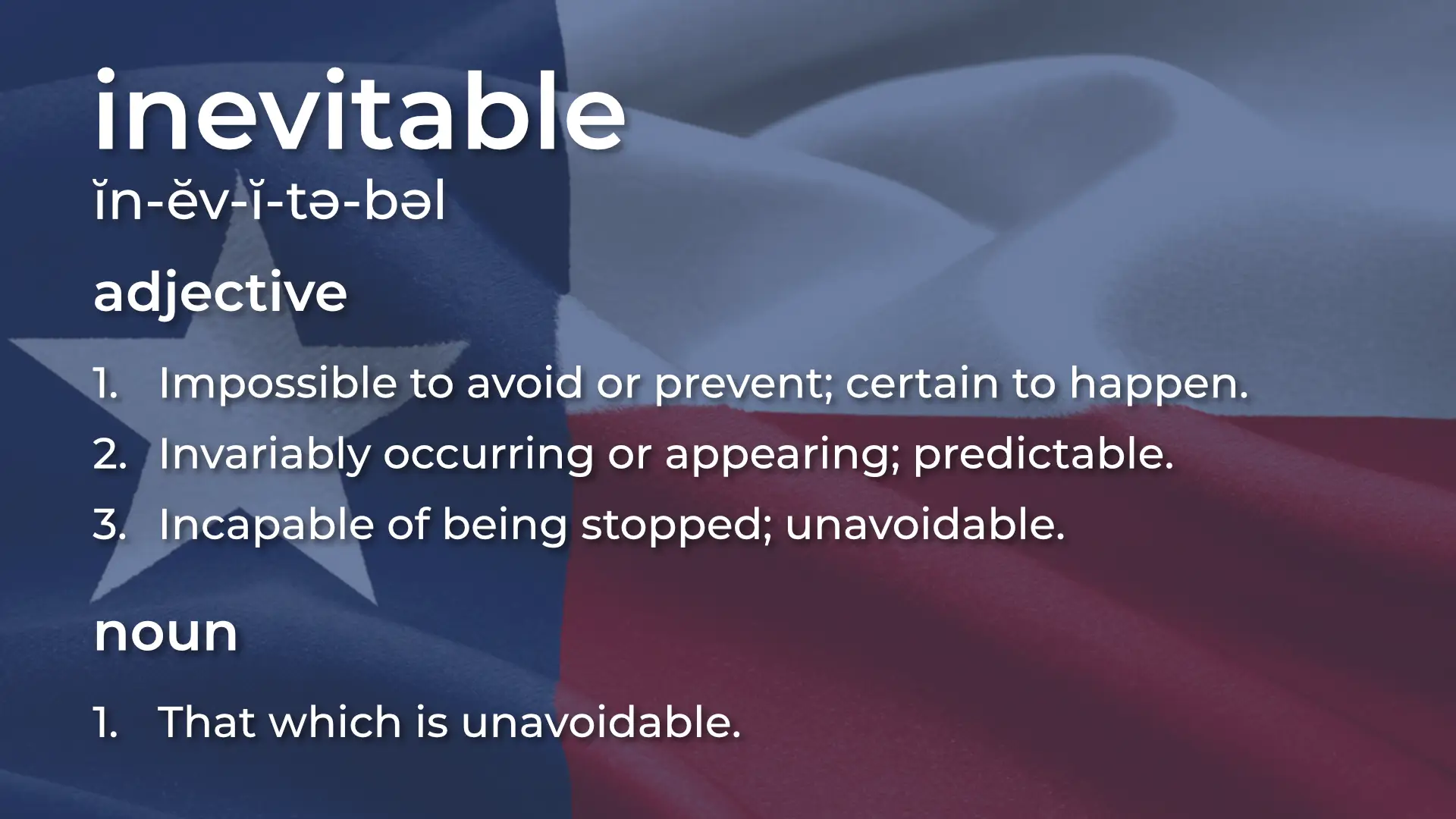 secession is inevitable
