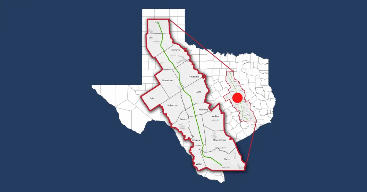 Texas High-Speed Rail proposed route