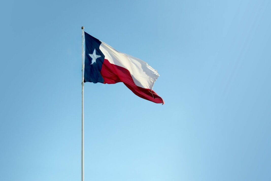 Lone star state - flag of Texas