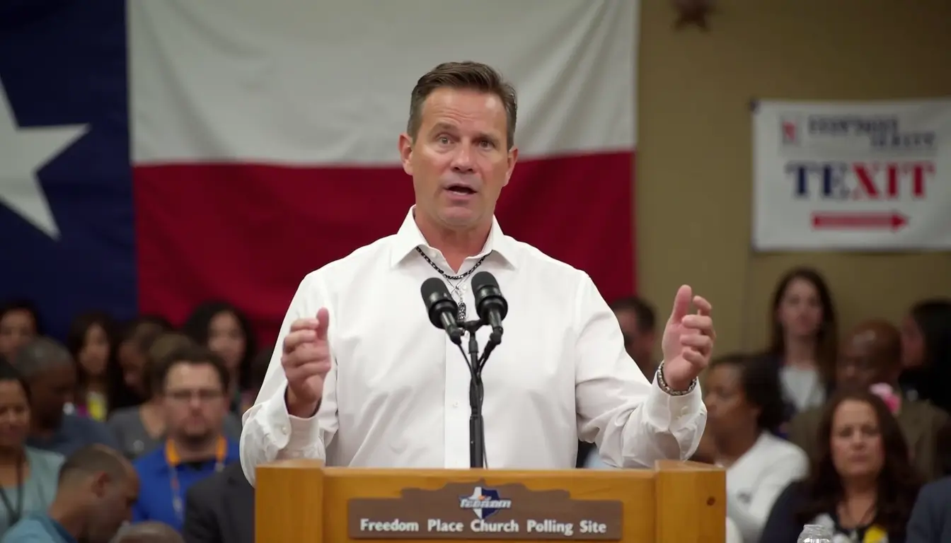 Rowlett, Texas Mayor Blake Margolis opposes using churches as polling sites, citing limited parking and political endorsements as concerns. First Liberty Institute warns of potential legal action, claiming political targeting against Freedom Place Church.
